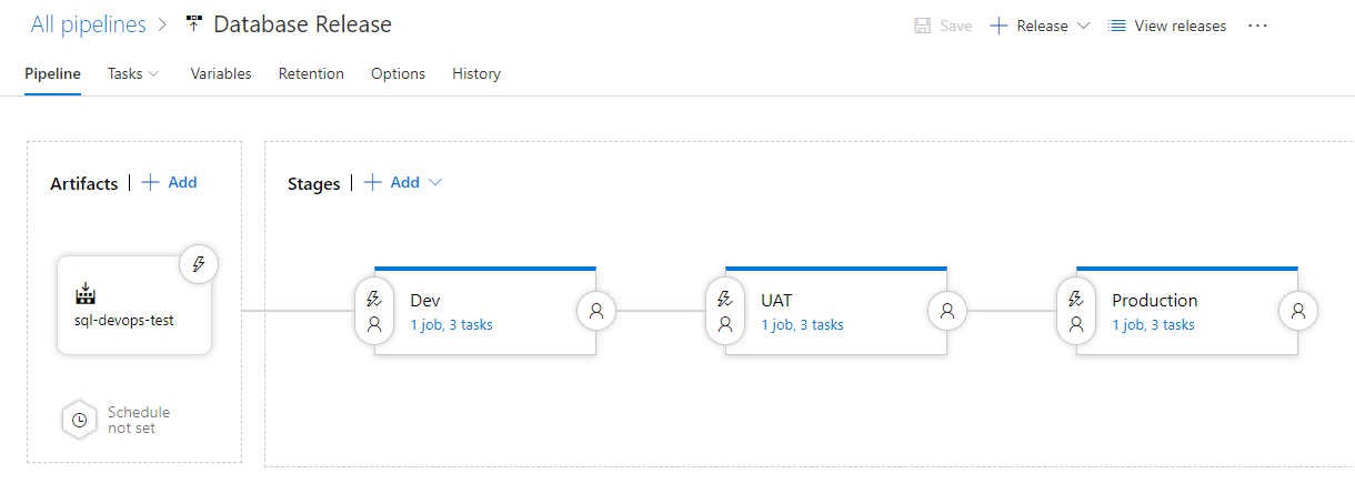 Continuous Integration & Continuous Deployment of SSDT Projects: Part 2, Creating Azure DevOps pipelines