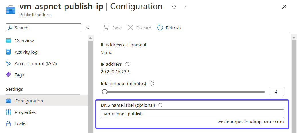 Publish ASP.NET Core 7.0 web apps to an Azure Virtual Machine