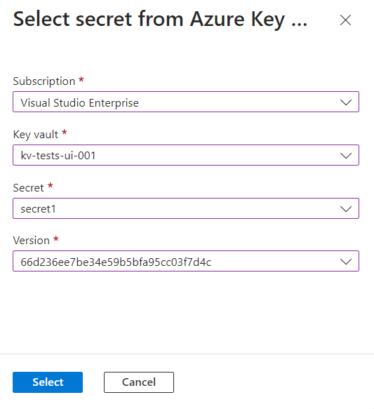 How to use Azure Portal blades in the Template Specs UI