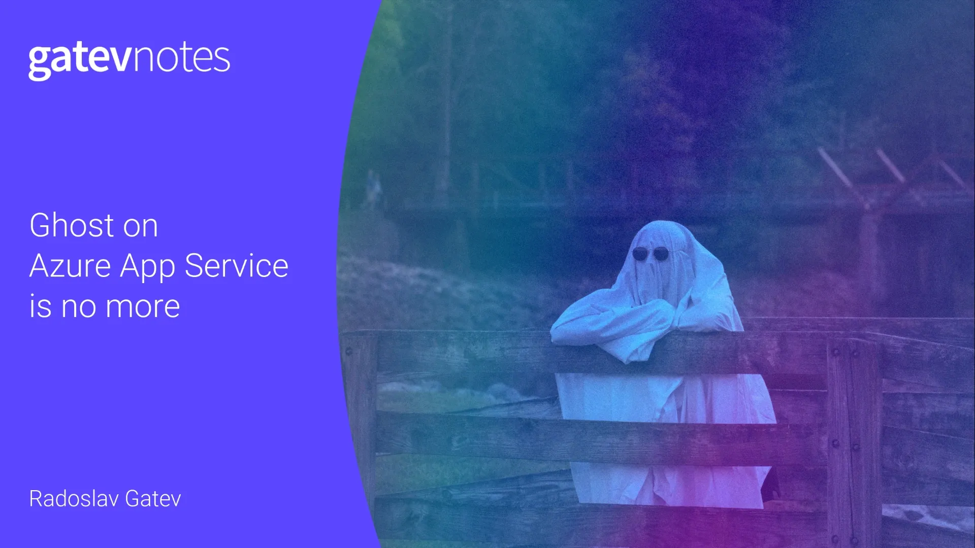 Ghost on Azure App Service: No Longer Maintained